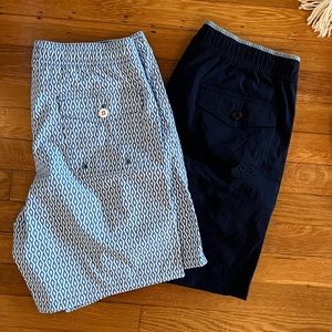 Lot of 2 J. Crew men's swim trunks size M